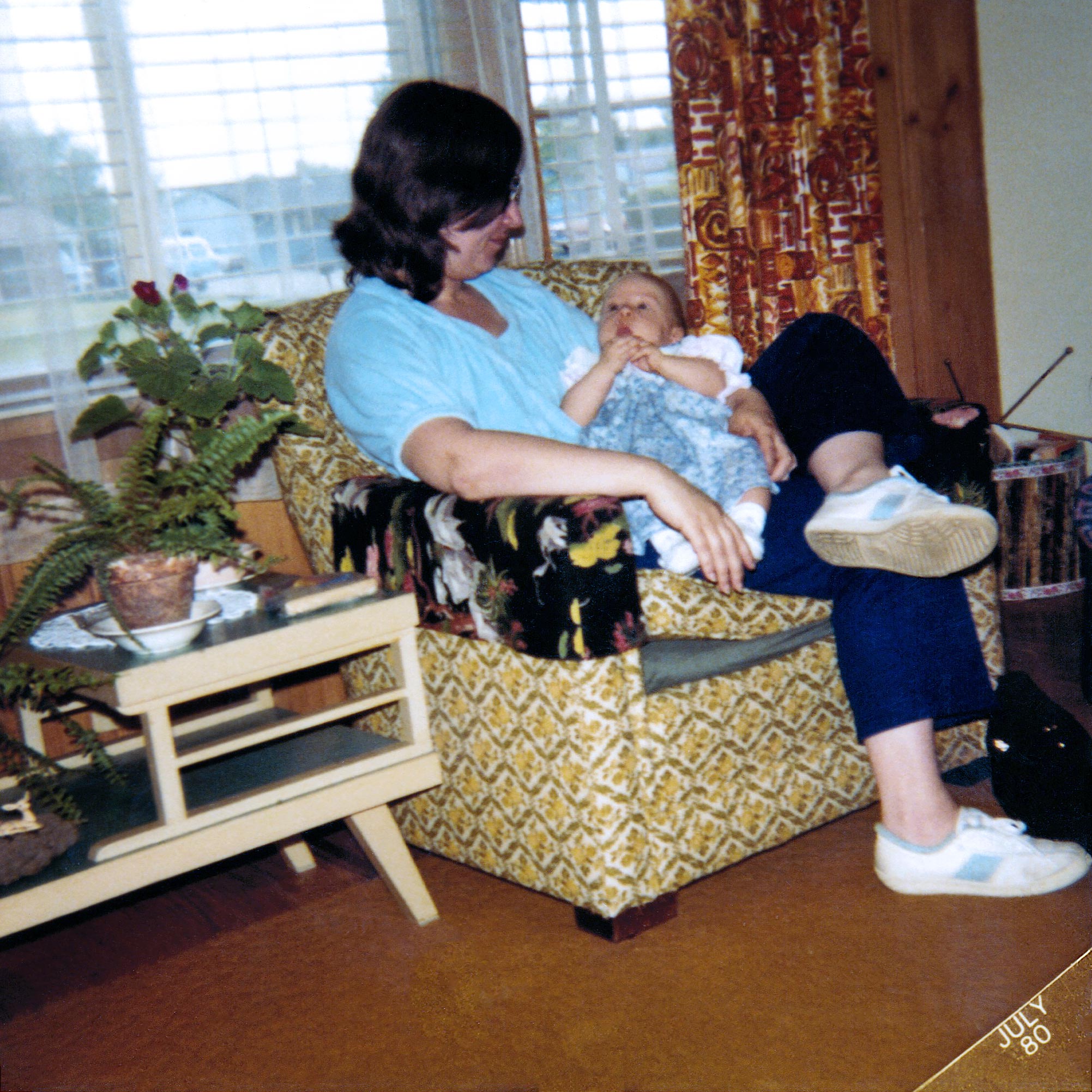 Patricia & Courtney Coe, Columbia Station, Ohio, May 1980